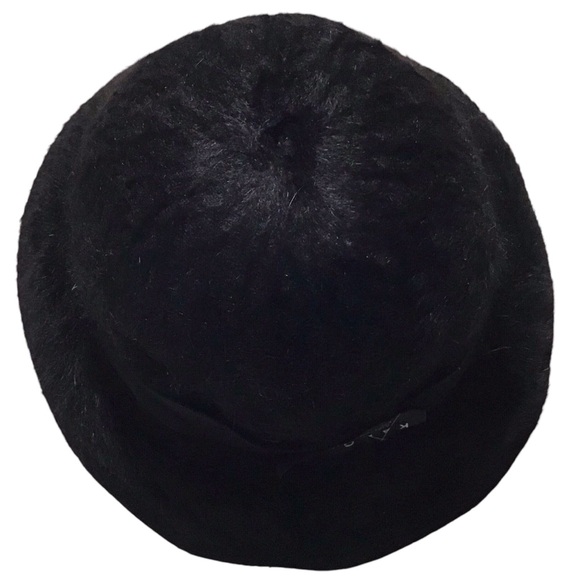 Vintage Kangol Design Hat Black England Feather Accent Bucket - Picture 8 of 10